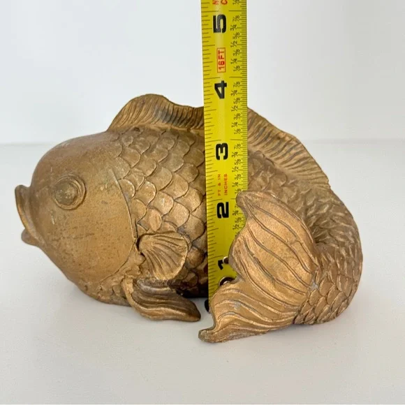 Gold Fish Figurines | Vintage-Inspired Home Decor Accents - Picture 11 of 12